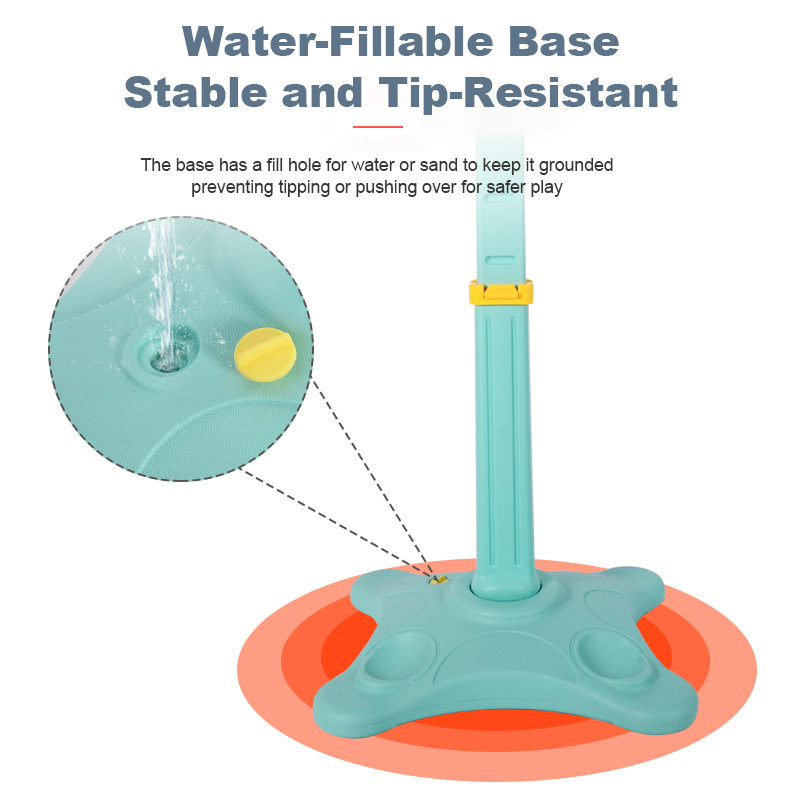 Adjustable Toddler Basketball Hoop Stand – Kids Indoor Basketball Goal Toy