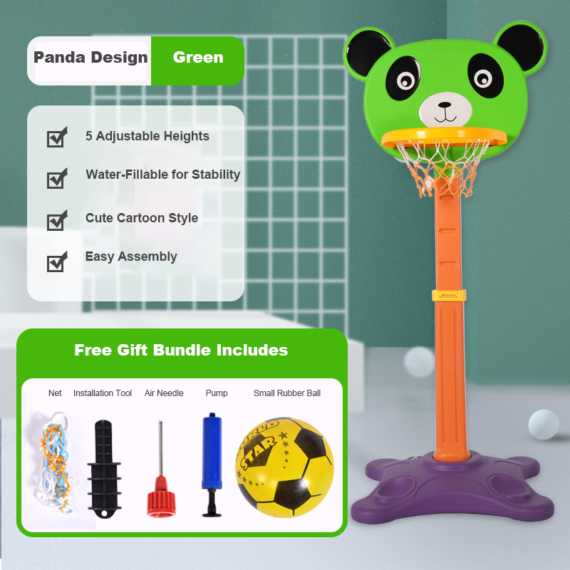 Adjustable Toddler Basketball Hoop Stand – Kids Indoor Basketball Goal Toy