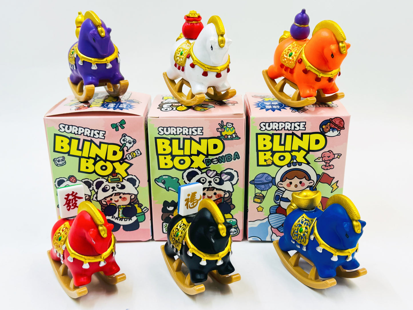 ألعاب صندوق المفاجآت على شكل حصان هزاز محظوظ – سلسلة المفاجآت