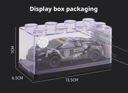 Diecast Pull Back Toy Car – Alloy Racing Model with Light & Sound