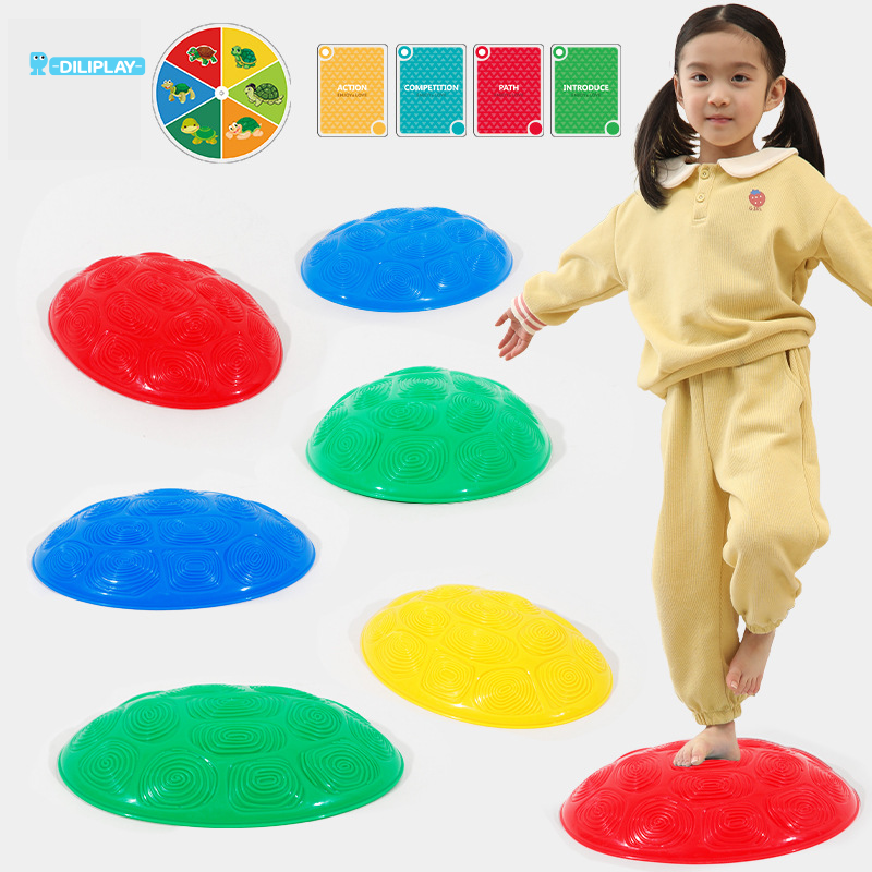 Children’s Balance Stepping Stones – Turtle Shell Sensory Integration Training Equipment