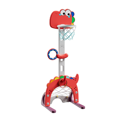 5-in-1 Adjustable Kids Indoor Basketball Hoop Set – Toddler Sports Activity Center