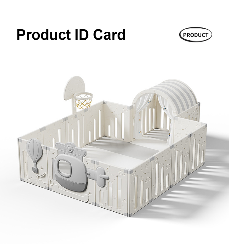 Customizable Kids Indoor Playpen Safety Fence Floor Play Yard