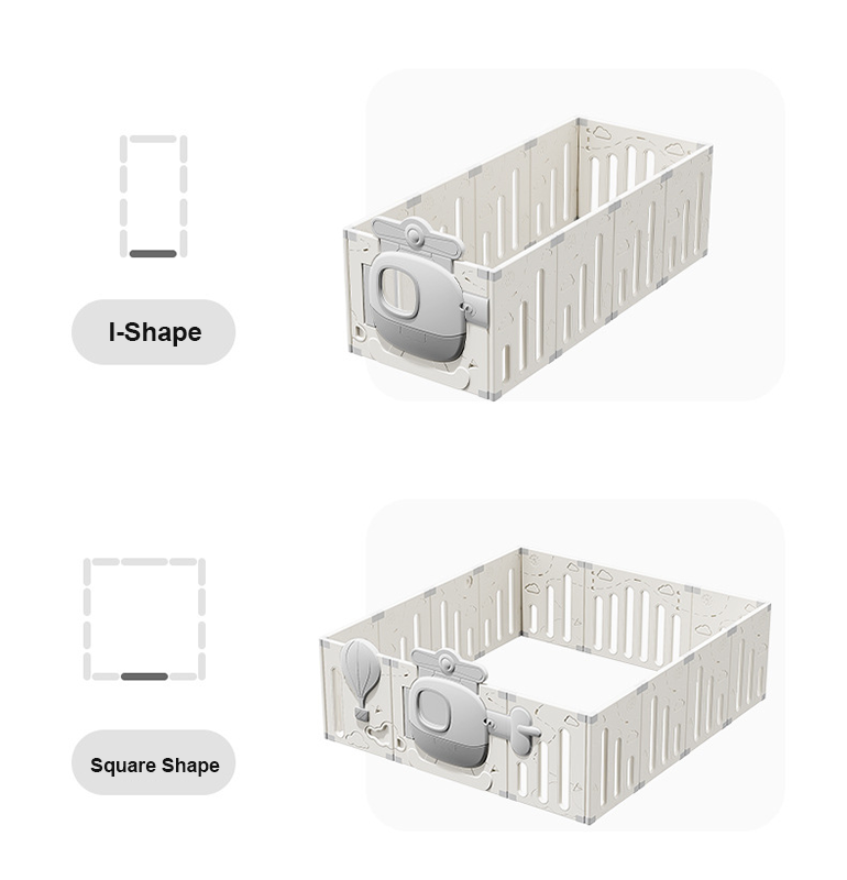 Customizable Kids Indoor Playpen Safety Fence Floor Play Yard