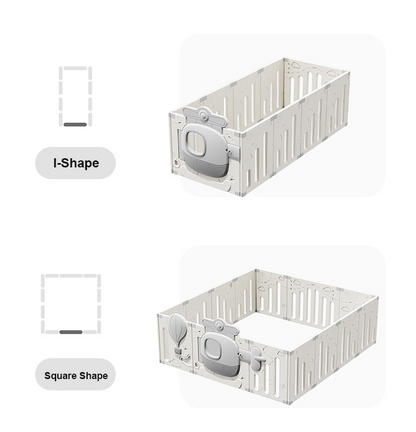 Customizable Kids Indoor Playpen Safety Fence Floor Play Yard