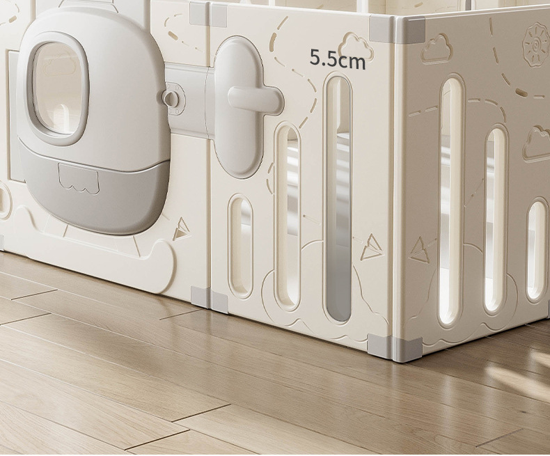 Customizable Kids Indoor Playpen Safety Fence Floor Play Yard