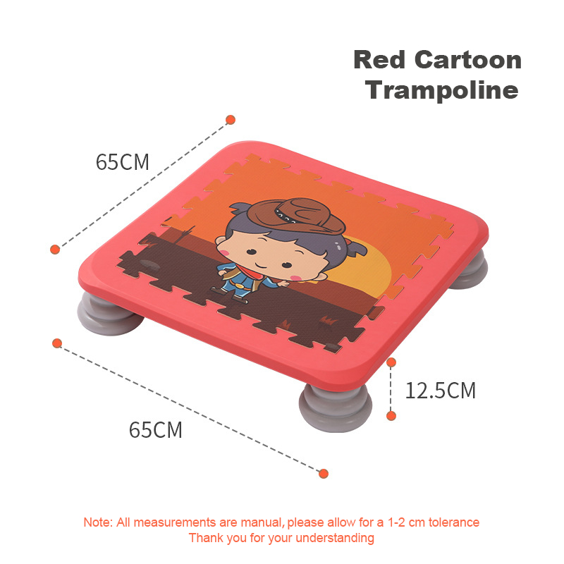 Kids Foldable Trampoline for Home – Indoor Exercise Jumping Bed