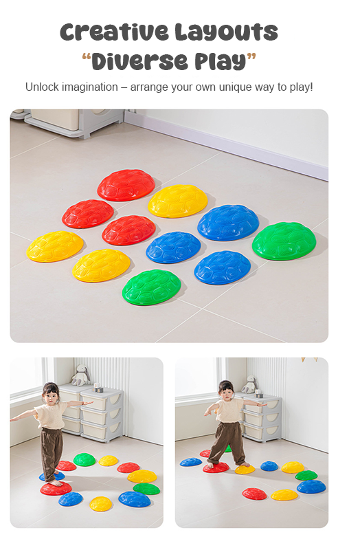 Children’s Balance Stepping Stones – Turtle Shell Sensory Integration Training Equipment