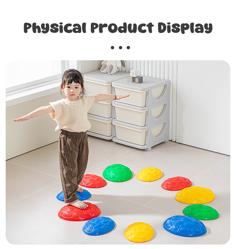 Children’s Balance Stepping Stones – Turtle Shell Sensory Integration Training Equipment