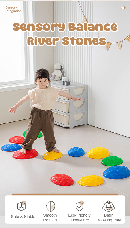 Children’s Balance Stepping Stones – Turtle Shell Sensory Integration Training Equipment