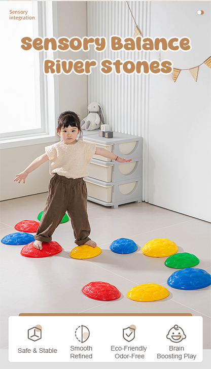 Children’s Balance Stepping Stones – Turtle Shell Sensory Integration Training Equipment