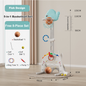 5-in-1 Adjustable Kids Indoor Basketball Hoop Set – Toddler Sports Activity Center