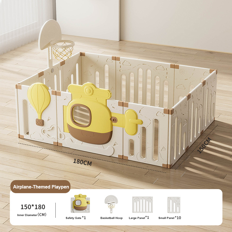 Customizable Kids Indoor Playpen Safety Fence Floor Play Yard