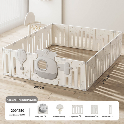 Customizable Kids Indoor Playpen Safety Fence Floor Play Yard