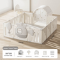 Customizable Kids Indoor Playpen Safety Fence Floor Play Yard