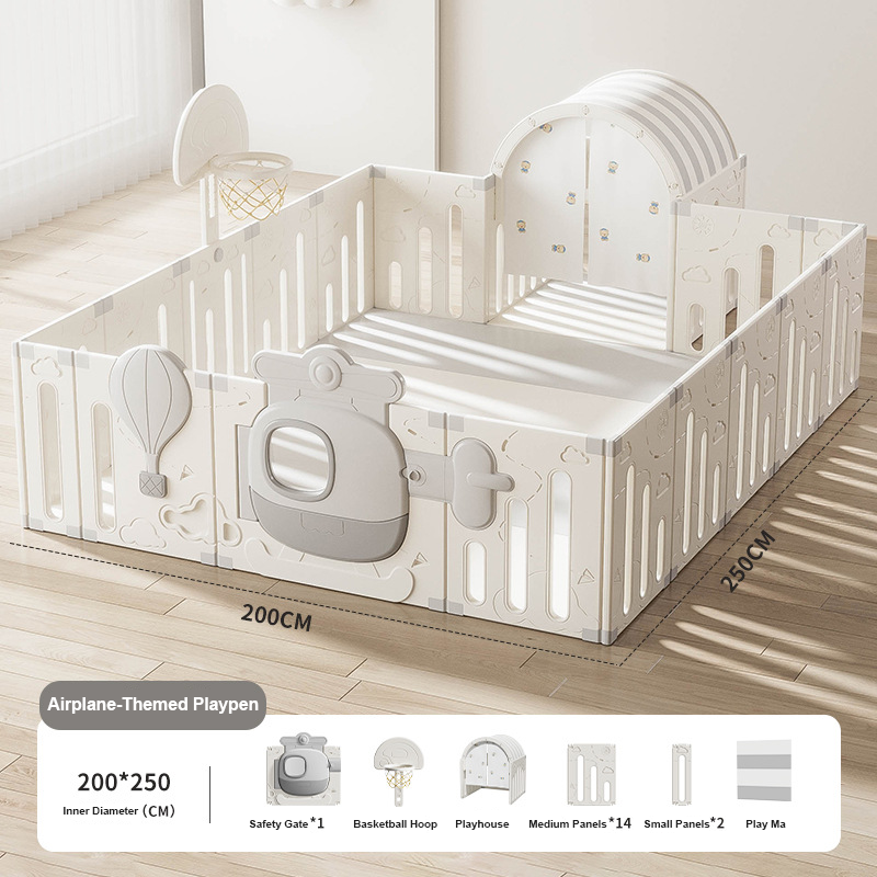 Customizable Kids Indoor Playpen Safety Fence Floor Play Yard