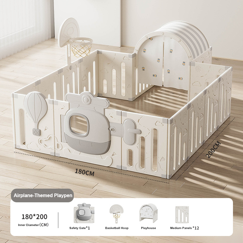 Customizable Kids Indoor Playpen Safety Fence Floor Play Yard
