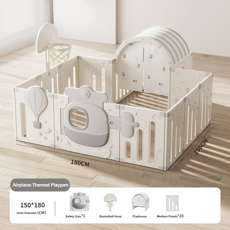 Customizable Kids Indoor Playpen Safety Fence Floor Play Yard