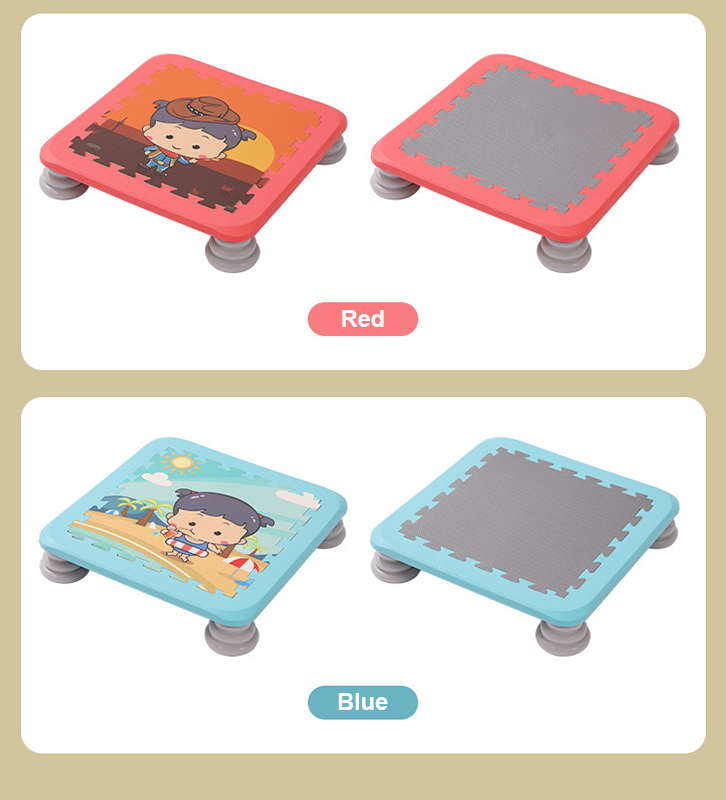 Kids Foldable Trampoline for Home – Indoor Exercise Jumping Bed