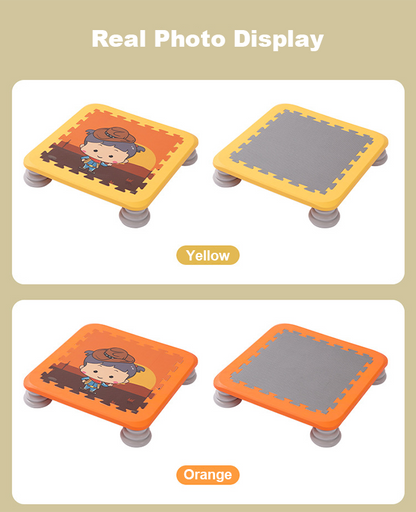 Kids Foldable Trampoline for Home – Indoor Exercise Jumping Bed