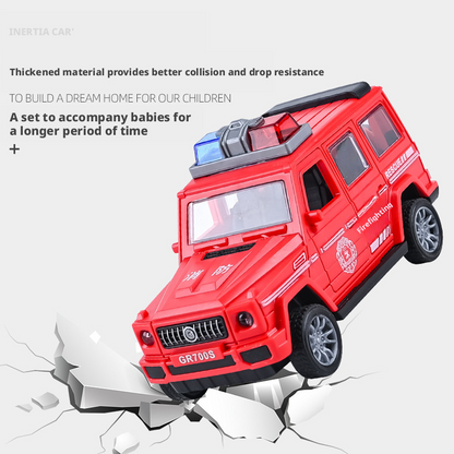 Large Friction Powered Police Car Toy – Realistic Off-Road Vehicle for Kids