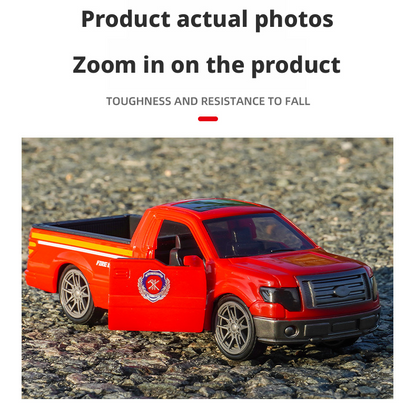 لعبة شاحنة الشرطة الصغيرة – مركبة متعددة الاستخدامات واقعية للأطفال