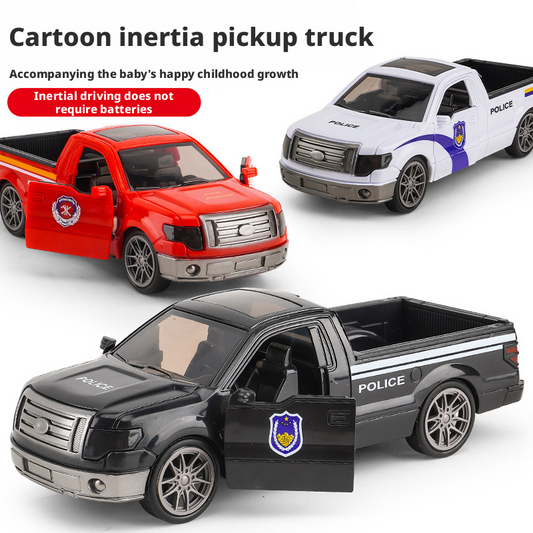 Police Pickup Truck Toy – Realistic Utility Vehicle for Kids