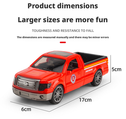 لعبة شاحنة الشرطة الصغيرة – مركبة متعددة الاستخدامات واقعية للأطفال