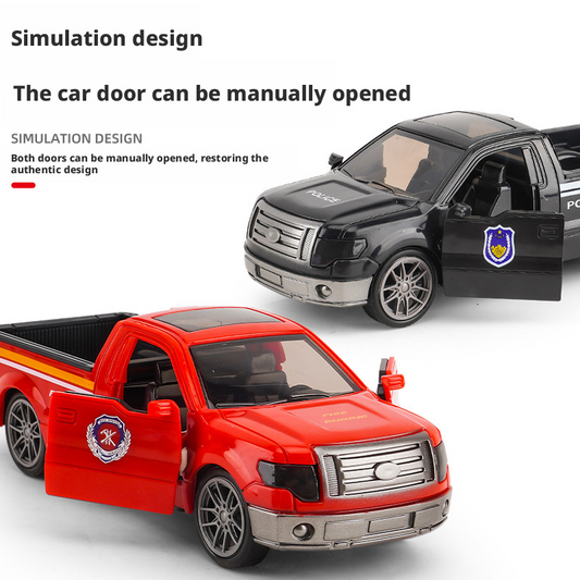 Police Pickup Truck Toy – Realistic Utility Vehicle for Kids