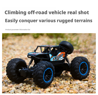 سيارة تحكم عن بعد كبيرة للطرق الوعرة – شاحنة تحكم عن بعد عالية السرعة ثنائية الدفع للأطفال