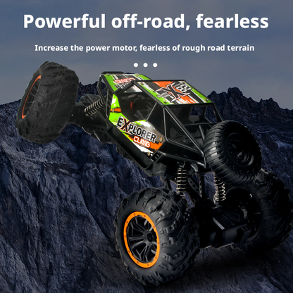 سيارة تحكم عن بعد كبيرة للطرق الوعرة – شاحنة تحكم عن بعد عالية السرعة ثنائية الدفع للأطفال