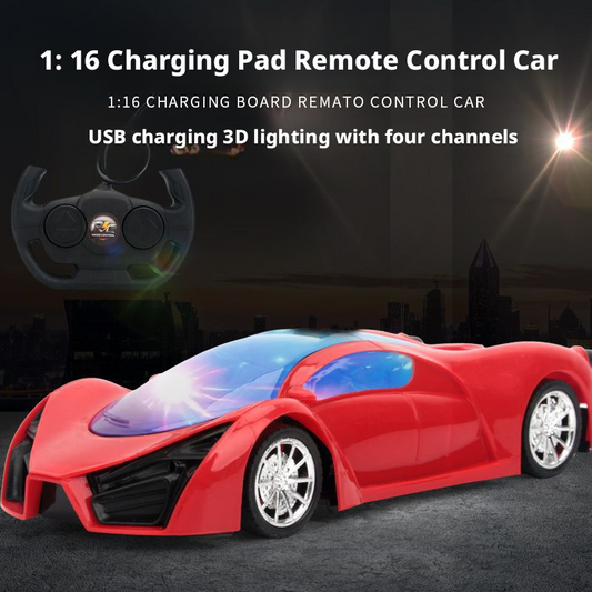4-Channel Rechargeable RC Car – Large Wireless Remote Control Toy