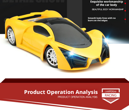 سيارة تحكم عن بعد قابلة لإعادة الشحن بأربعة قنوات - لعبة تحكم عن بعد لاسلكية كبيرة