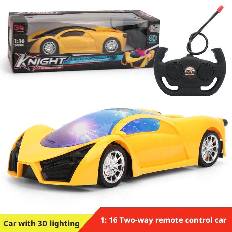 سيارة تحكم عن بعد قابلة لإعادة الشحن بأربعة قنوات - لعبة تحكم عن بعد لاسلكية كبيرة