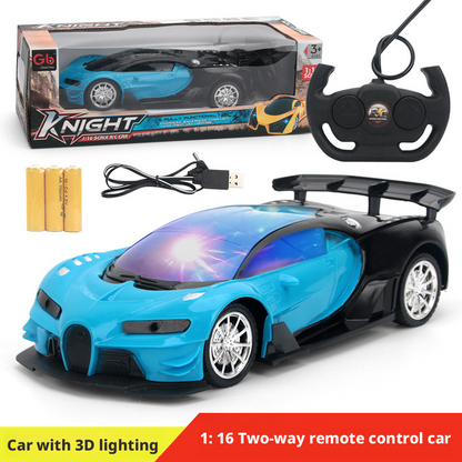 سيارة تحكم عن بعد قابلة لإعادة الشحن بأربعة قنوات - لعبة تحكم عن بعد لاسلكية كبيرة