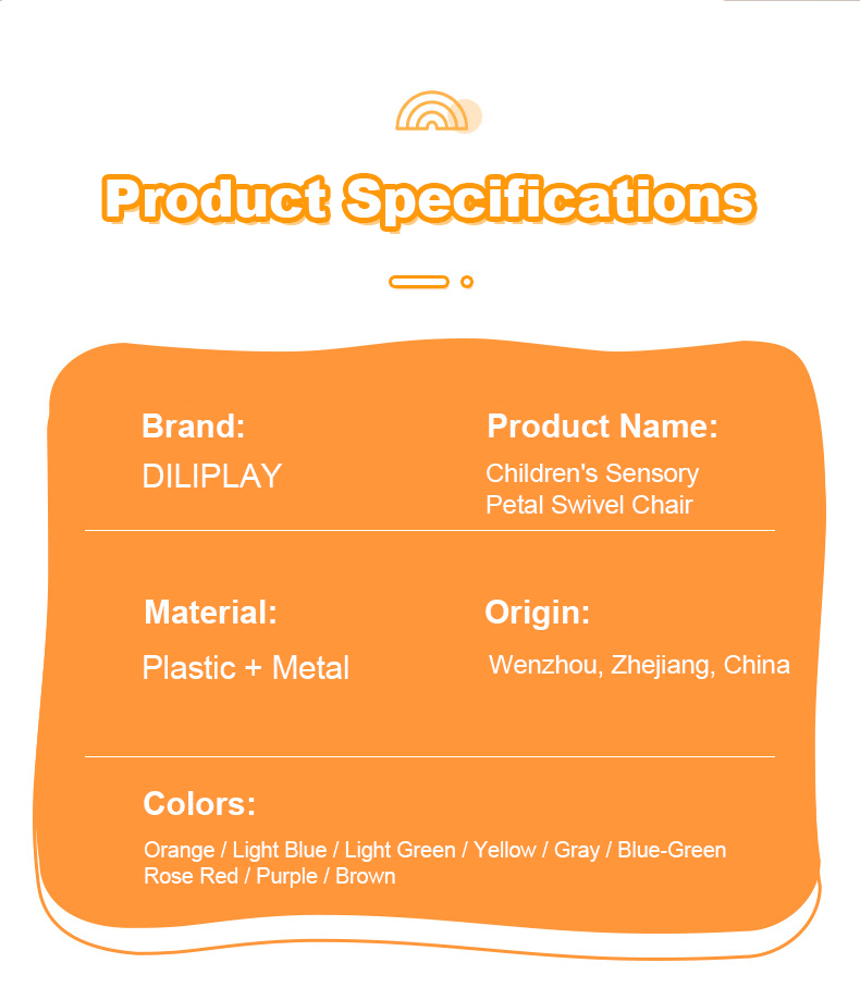 Children’s Sensory Spinning Chair – Balance Training Toy for Kids