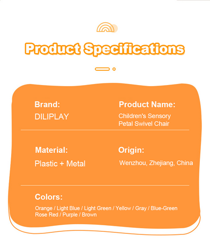 Children’s Sensory Spinning Chair – Balance Training Toy for Kids