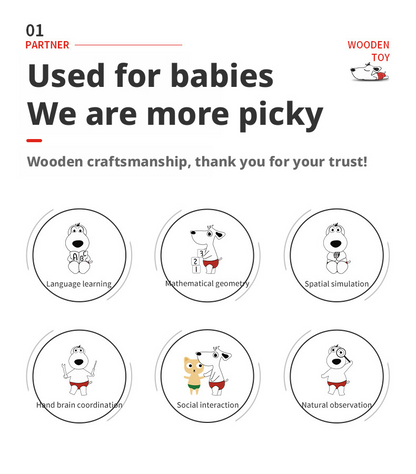 Wooden Doctor Play Set for Kids – Early Learning Pretend Play Toy