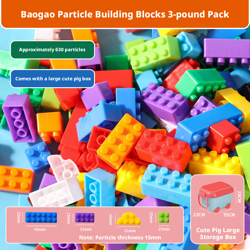 Compatible Small Particle Building Bricks – Bulk Building Blocks for Kids