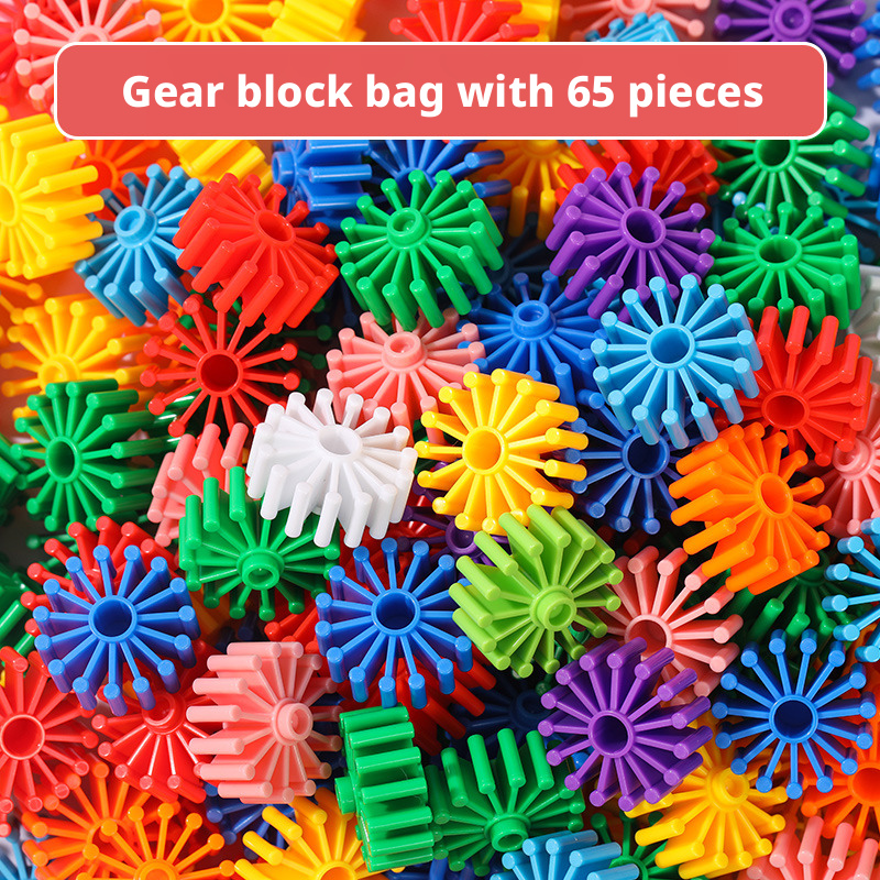 Hedgehog Gear Building Blocks Toy for Kids – Creative STEM Construction Set
