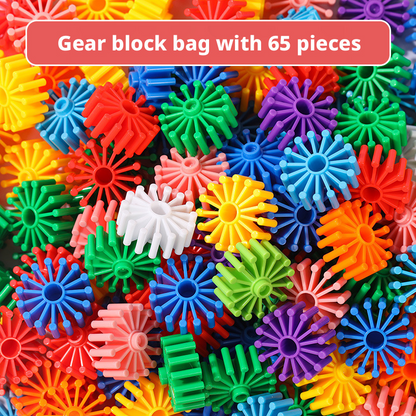 Hedgehog Gear Building Blocks Toy for Kids – Creative STEM Construction Set