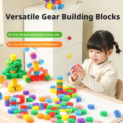 Hedgehog Gear Building Blocks Toy for Kids – Creative STEM Construction Set