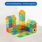 مجموعة بناء منزل كبيرة متشابكة للأطفال الصغار من عمر سنتين إلى ثلاث سنوات