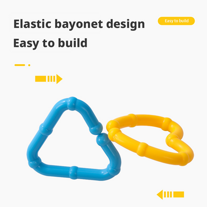 Colorful Linking Chains for Preschool – Early Learning Toy