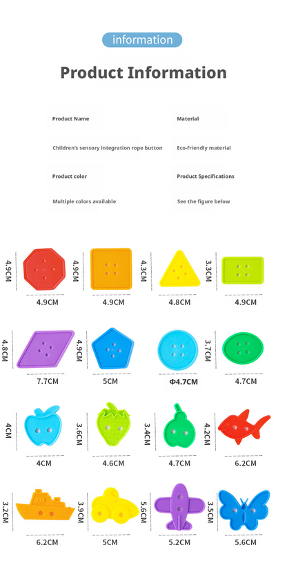 Preschool Lacing Beads Toy – Fine Motor Skills & Hand-Eye Coordination