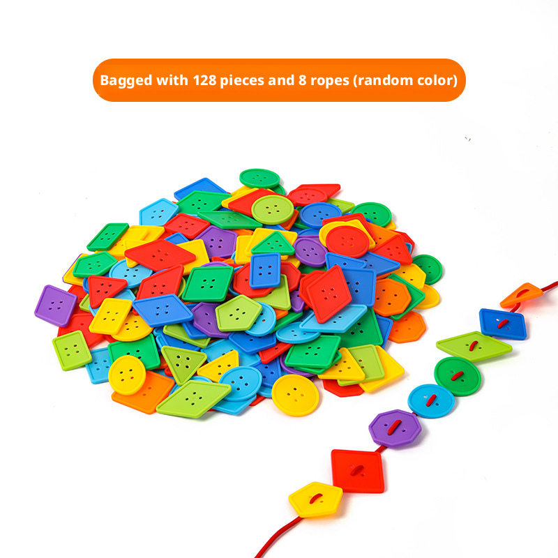 Preschool Lacing Beads Toy – Fine Motor Skills & Hand-Eye Coordination