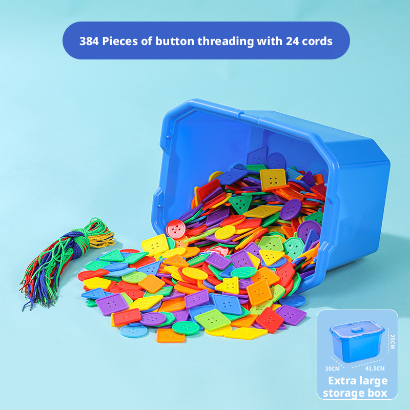 Preschool Lacing Beads Toy – Fine Motor Skills & Hand-Eye Coordination