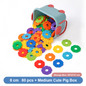 Kids Snowflake Building Blocks – Large Plastic Interlocking Construction Toy