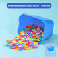 Kids Snowflake Building Blocks – Large Plastic Interlocking Construction Toy