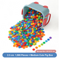 Kids Snowflake Building Blocks – Large Plastic Interlocking Construction Toy